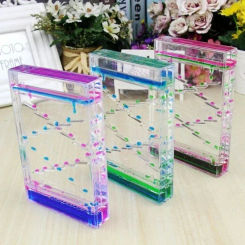 Hourglass Timer with Two-color Oil Drop Liquid Water -Mixed Color, Creative Decoration, Perfect Birthday Gift and Home Decor