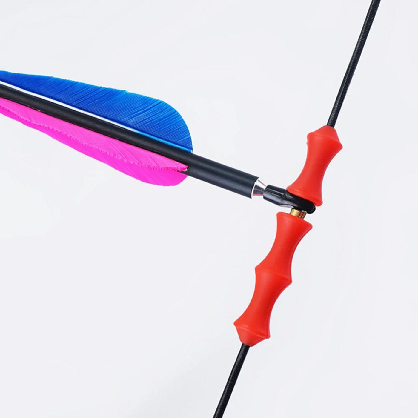 Description Picture 5 of item1 Set Bowstring Finger Saver Tab Silicone Finger Guard Protector Archery Bow Protective Gear Outdoor Hunting Accessories