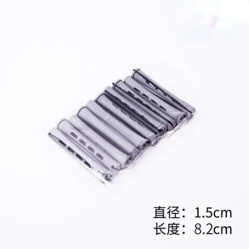 10 Pieces Hair Perm Rods Short Cold Wave Rods Plastic Perming Rods Hair Curling Rollers Curlers with Steel Pintail Comb