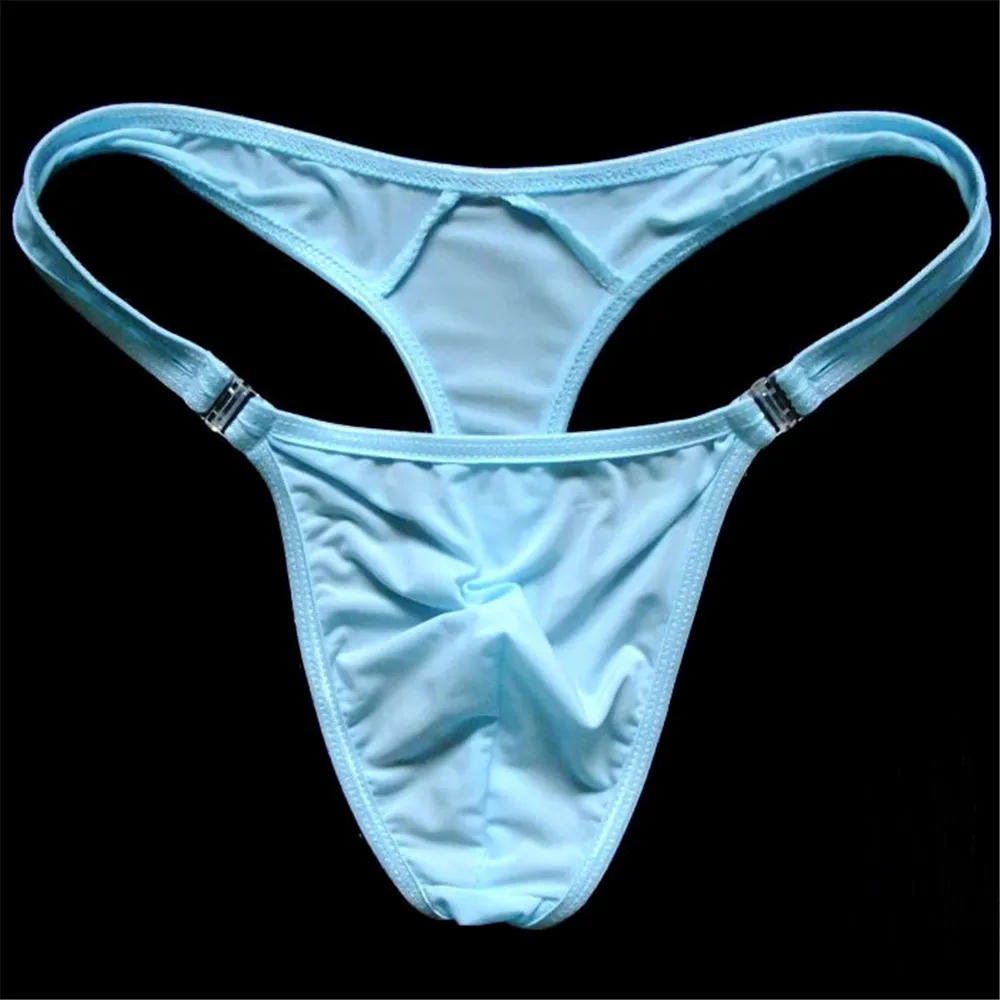 Description Picture 4 of item5pcs Hot and Sexy Thong Men AliExpress Standard Shipping Sexy T-Back G-String Brief Nylon Underwear M-XL