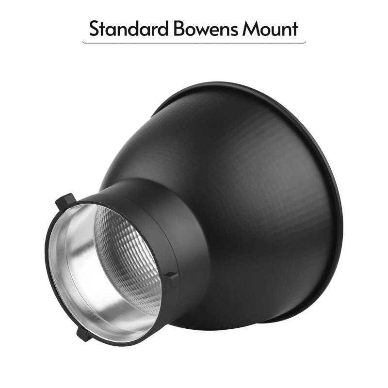 Description Picture 4 of item7 Inch Standard Reflector Diffuser Lamp Shade Dish with for Bowens Mount Studio Strobe Flash Light Reflector Aluminum Alloy