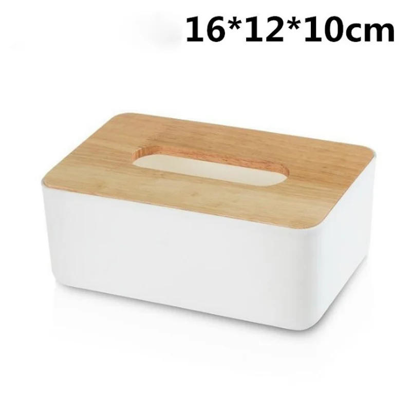 Description Picture 3 of itemTissue Box Wooden Cover Toilet Paper Box Solid Wood Napkin Holder Case Simple Stylish Home Car Tissue Paper Dispenser