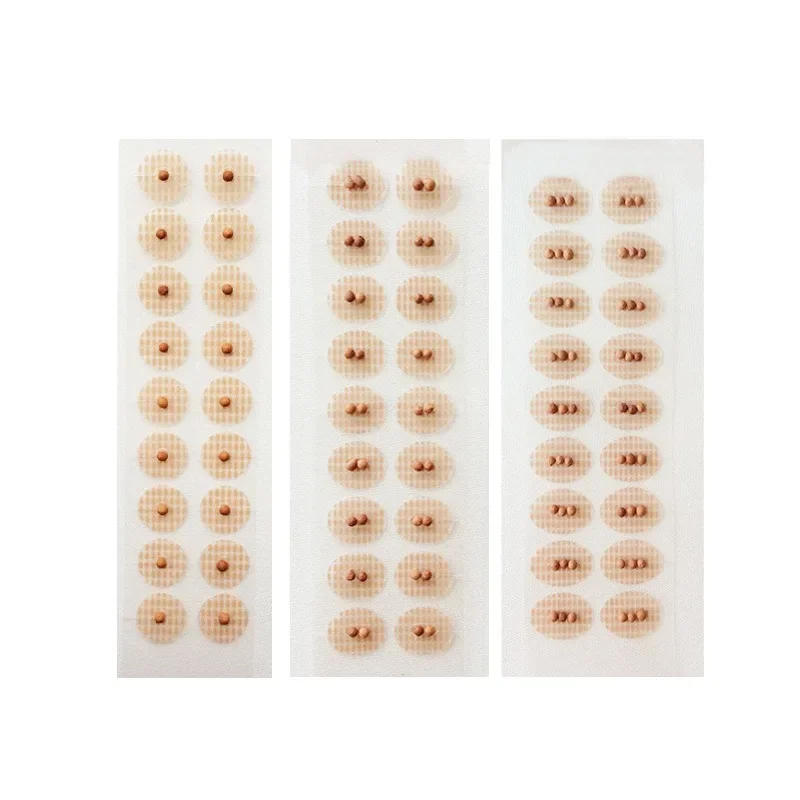 Description Picture 6 of item100pcs Ear Care Seeds Acupuncture Auricular Disposable Ear Stickers Massage Therapy Needle Patch Auricular Auriculotherapy