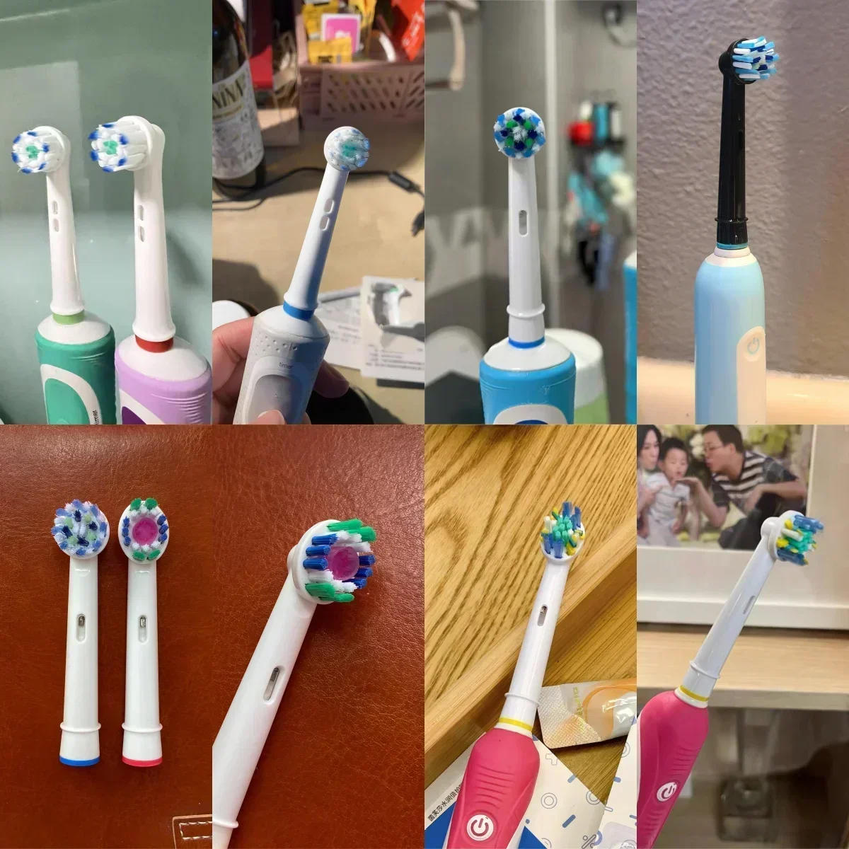 Description Picture 5 of item16/20PCS Brush Head nozzles for Braun Oral B Electric Toothbrush Replacement Head Refill Sensitive Floss Cross Action for Oralb