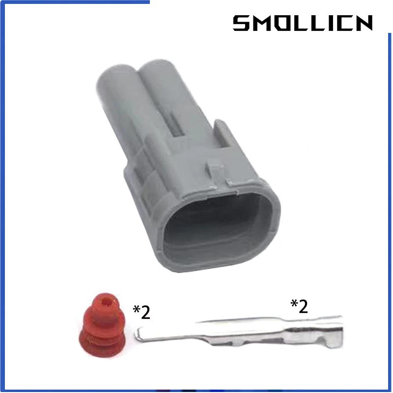 Description Picture 3 of item5 Sets 2 Pin Nippon Sumitomo Denso Top Slot Female Male Fuel Injector Connector 6189-0060 Female Connectors KIT for NEW EFI Case