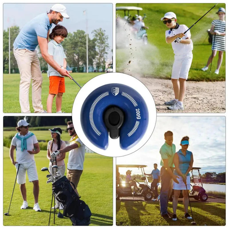 Description Picture 6 of itemGolf Club Weight Ring Golf Swing Training Aid Not Easy To Fall Golf Rod Weights Aluminum Alloy For Women Swing Practice Helper