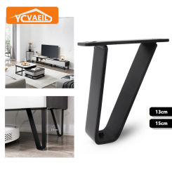4Pcs Metal Cabinet Legs for Furniture Feet Black Gold Light Luxury Sofa Bed Coffee Table Legs Replacement Legs Hardware 13/15cm
