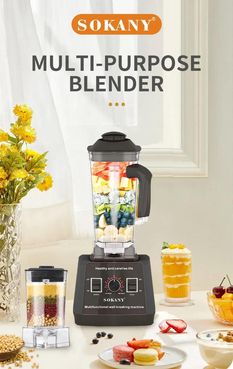 Description Picture 2 of itemHouselin 5000W Professional Blender and Food Processor Combo for Smoothies, Shakes, With coffee bean grinder function