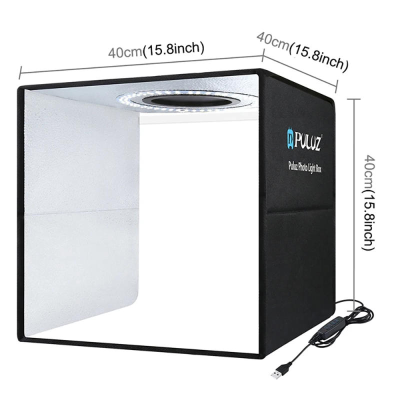Description Picture 4 of itemPULUZ Photography Lightbox,Photo Studio Light Box,Dimmable LED Softbox Photo Studio Shooting Tent Box Kit 6/12 Colors Backdrops