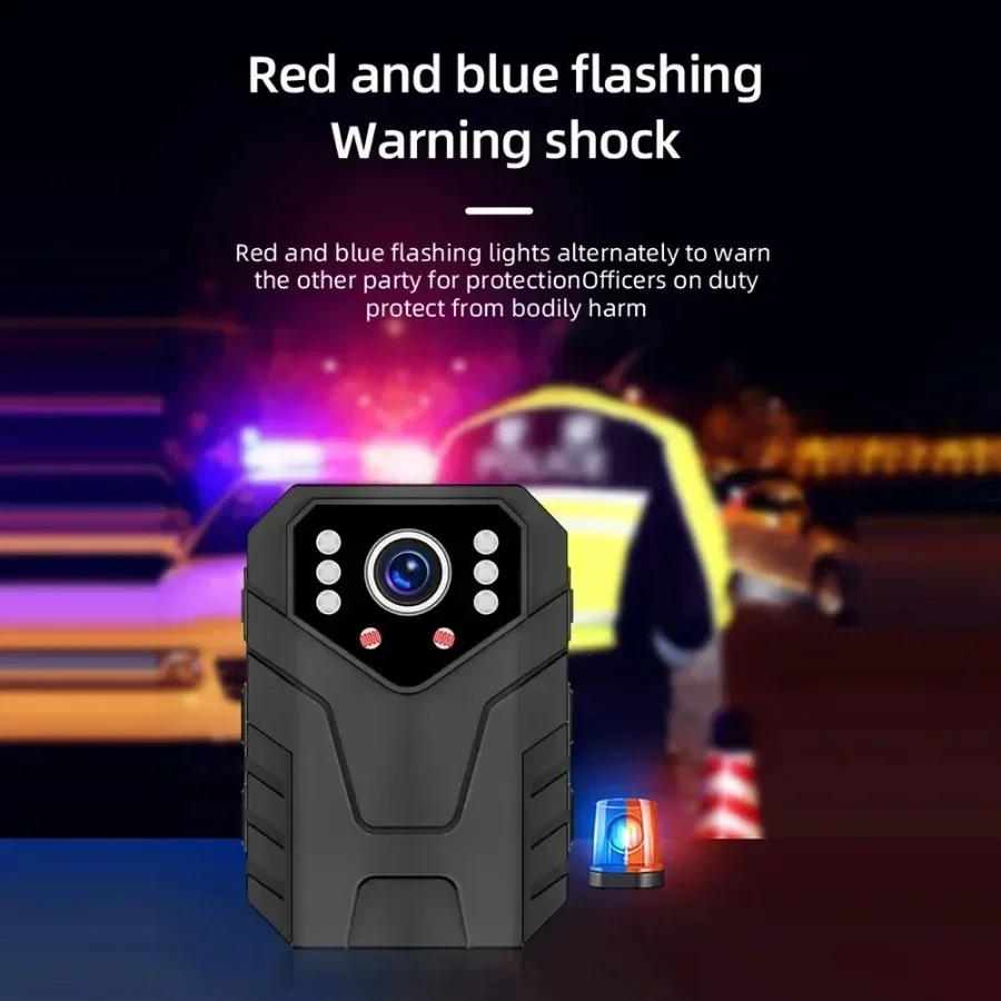 Description Picture 5 of item4K HD Mini Camera Portable Body With 2 Inch IPS Touch Screen Video Recorder Night Vision Police Camcorders Back Clip Action Cam