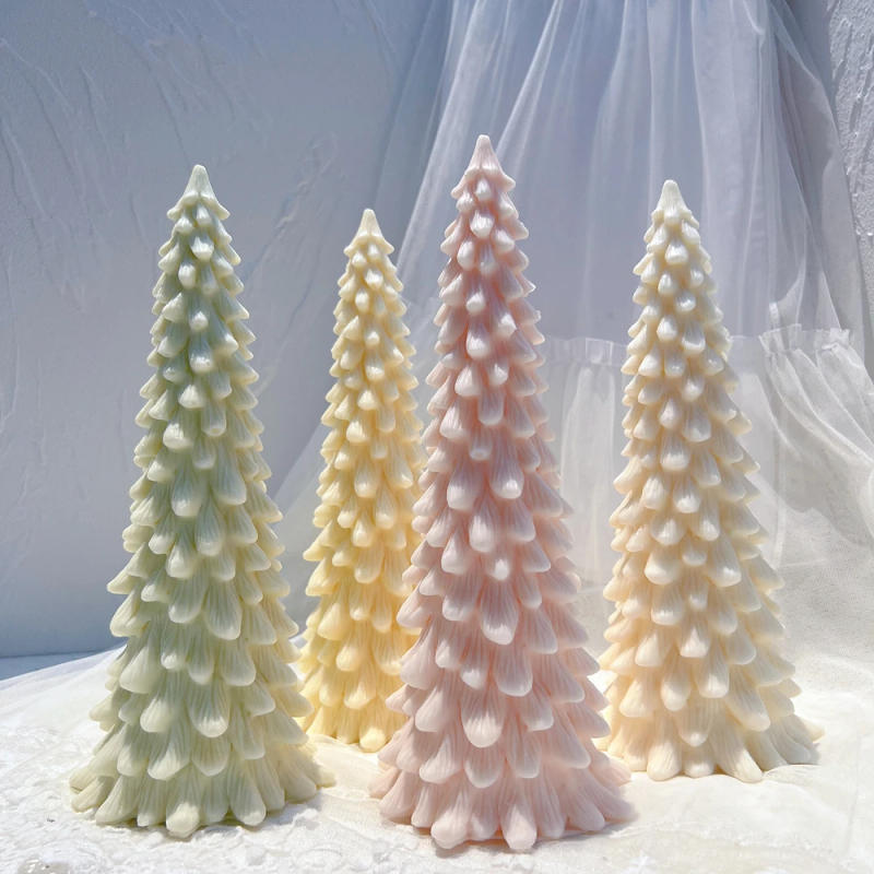 Description Picture 6 of item27.2CM Big Christmas Tree Silicone Candle Mold Christmas Ornaments Silicone Mold Dinner Soy Wax Silicone Mould