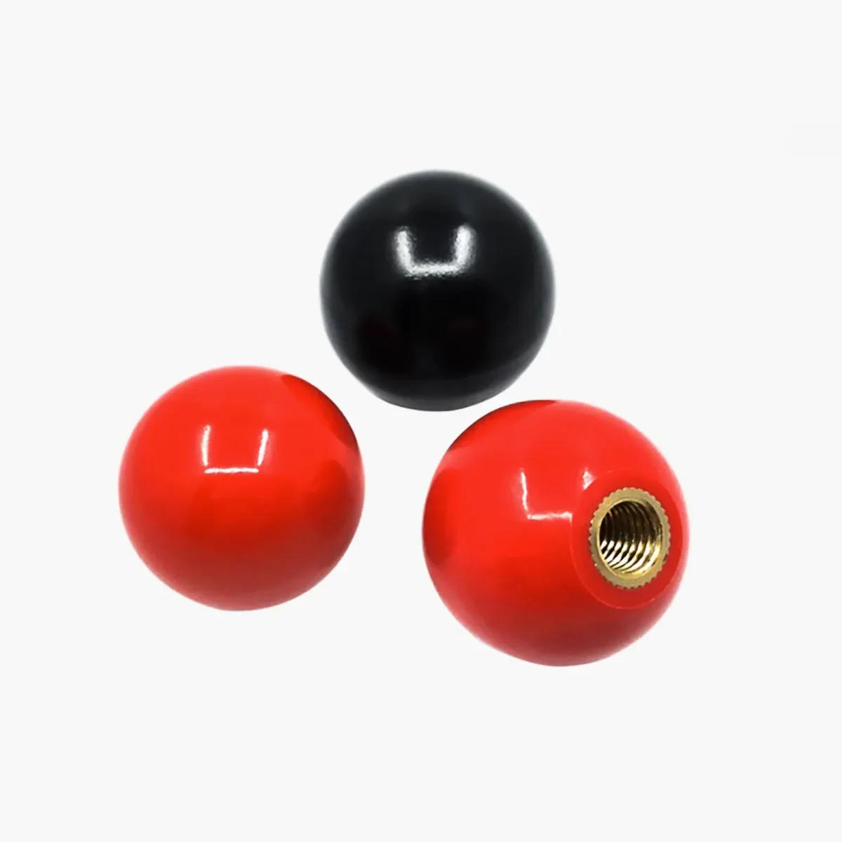 Description Picture 6 of itemHandle Ball/Bakelite Ball Head Control Joystick Handle/Red Black Nut M5-M16