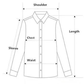 Description Picture 2 of itemStripe Plaid Shirt Male Social Formal Work Pure Color Casual Long Sleeve Shirt Men Slim Fit Men's White Dress Shirt Business
