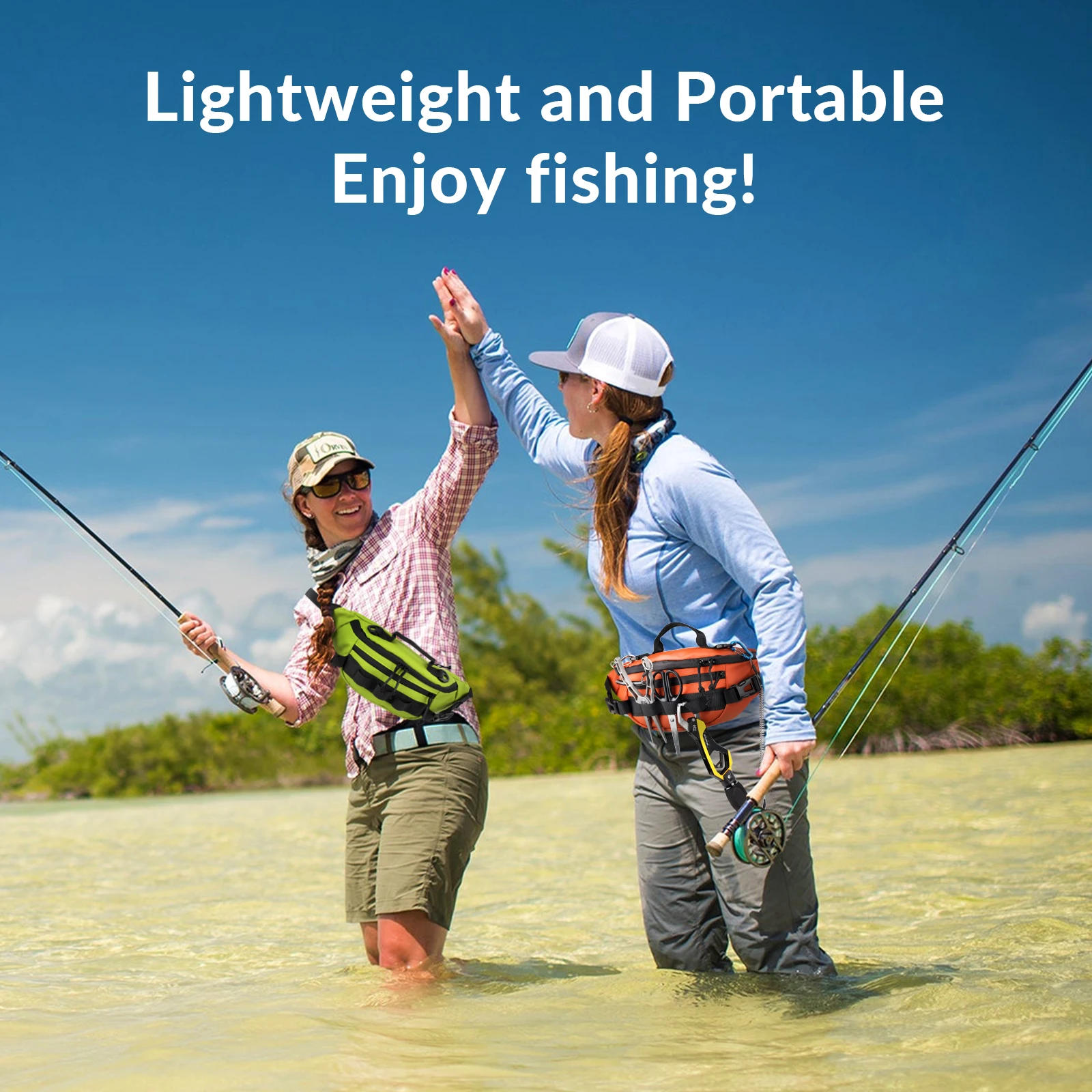 Description Picture 3 of itemFishing Chest Waist Bag Waterprooof Multi-function Waist Pack Fanny Packs Fishing Tackle Storage Bags For Men Outdoor Sport Bag