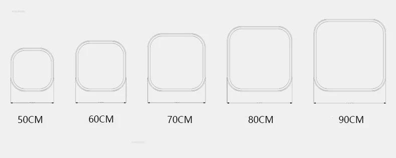 Description Picture 2 of itemModern Wall-mounted Mirror for Dressing Table Rounded Corner Glass Touch Screen Bath Mirrors Light Luxury Mirrors for Bedroom