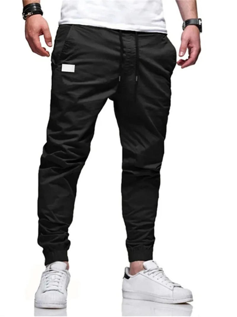 Description Picture 4 of itemY2K New Men's Fashion Black Cargo Pants Vintage Casual Sweatpants High Quality Straight Trousers Pantalones Hombre 바지 Techwear