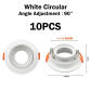 10pcs white circular