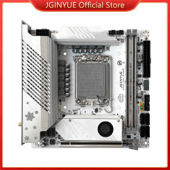 JGINYUE B760i Motherboard LGA 1700 Support Intel Core i3/i5/i7/i9 12th 13th DDR4 Memory New Desktop itx B760i-Snow Dream