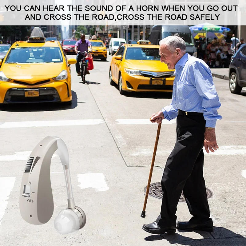 Description Picture 6 of itemRechargeable Mini Digital Hearing Aid Listen Sound Amplifier Wireless Ear Aids for Elderly Moderate to Severe Loss Drop Shipping