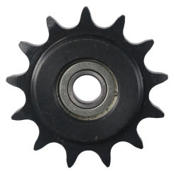 10mm Bore 1/2" Pitch Chain Idler Sprocket 13 Tooth C45 Carbon Steel Sprocket Tensioner Bearing Circlip for ISO 08B Chains