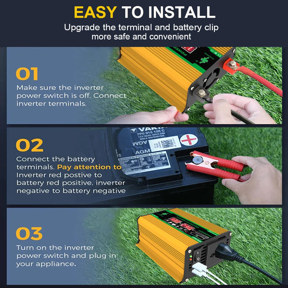 Description Picture 5 of item2*300W Solar Kit 4000W Power Inverter Portable Outdoor Storage Solar Kit System 30A Controller for Home Generation System Set