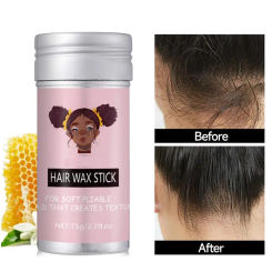 75g Wax Stick Slick Back Broken Hair For Black Women Styling Gel Sleek Frizz Fixed Hair Wig Finishing Pomade W3Z3