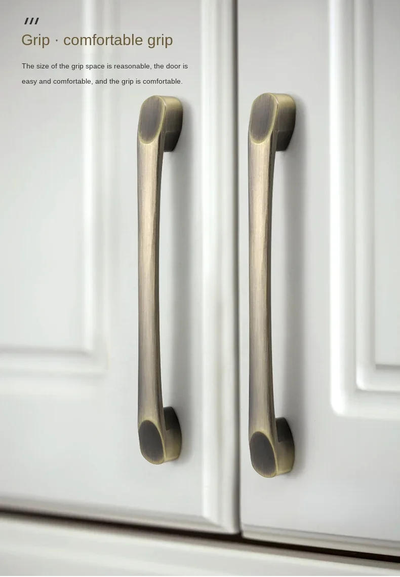 Description Picture 5 of itemHandles Drawer Cabinet Furniture Kitchen Handles for Cabinet Knob Door Drawer Furniture Kitchen Knob Golden Simplicity Hardware