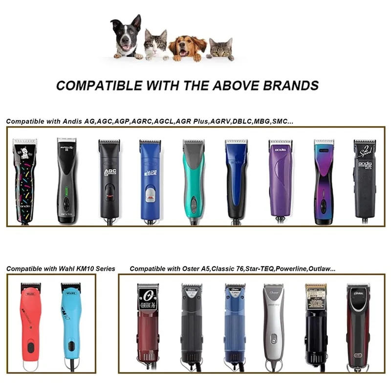 Description Picture 3 of itemPet Dog Animals Grooming Detachable Blade Compatible with Oster A5， Classic 76，Star-Teq，Power-Te,Powerline，Outlaw .....Clippers