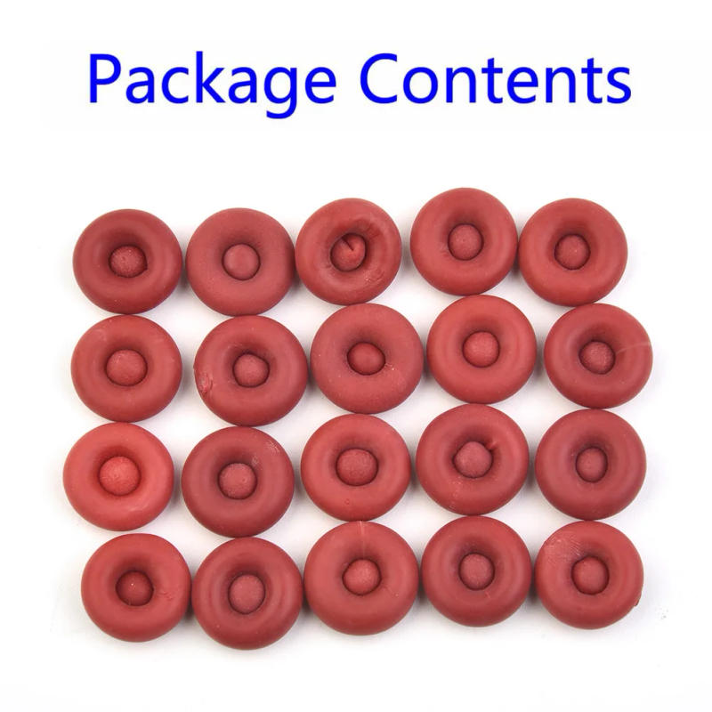 Description Picture 4 of itemTool Caulking Cap Convenient Easy To Use Red Reusable Tube Versatility 20 Pcs Caulk Multiple Purposes New Practical