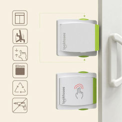 Children'S ABS Anti Pinch Anti-Theft Door Lock Movable Window Lock Multifunctional Mobile Lock Sliding Baby Protection Lock