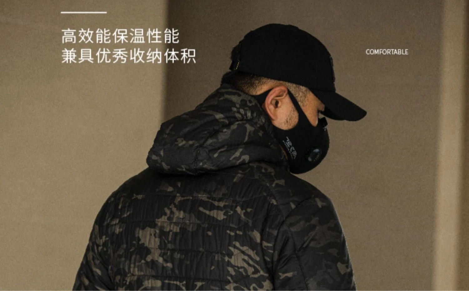 Description Picture 6 of itemMen Winter Warm Tactical Jacket Cotton Padded Coat Lightweight Waterproof Outdoor Ski Climbing Clothing Hiking Motorcycle Jacket