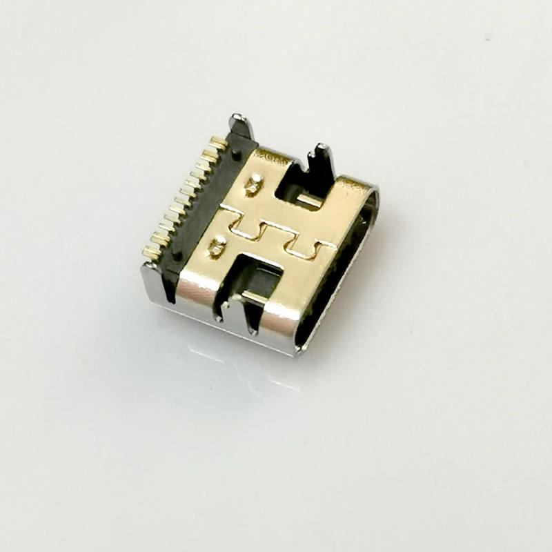 Description Picture 4 of itemUSB3.1 6pin/16pin Type-C DIP 3A 5A High Current Micro USB Connectors Female Port Jack Tail Plug Socket Electric Terminals