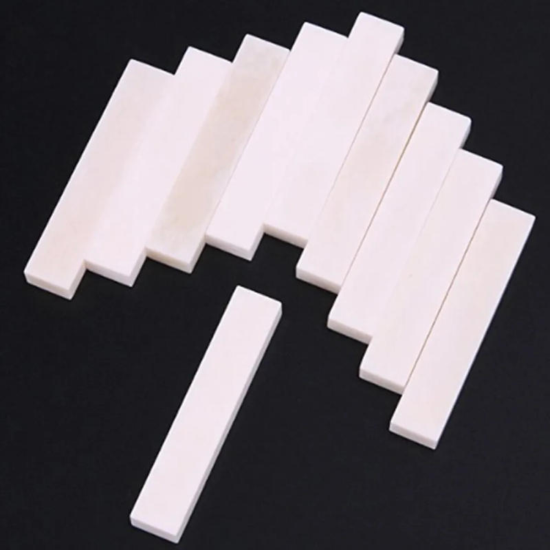Description Picture 2 of itemBlank Guitar Nut Buffalo Bone 52x10x6mm For Acoustic Electric Classical Bass Guitar Ukulele Stringed Instrument Parts DIY