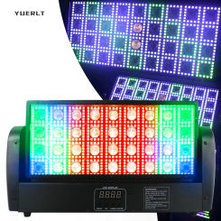 LED Strobe Light 36+648P RGB Light 3 in 1 Wash Beam Moving Head Light DMX512 Concert DJ Bar Nightclub Party Christmas
