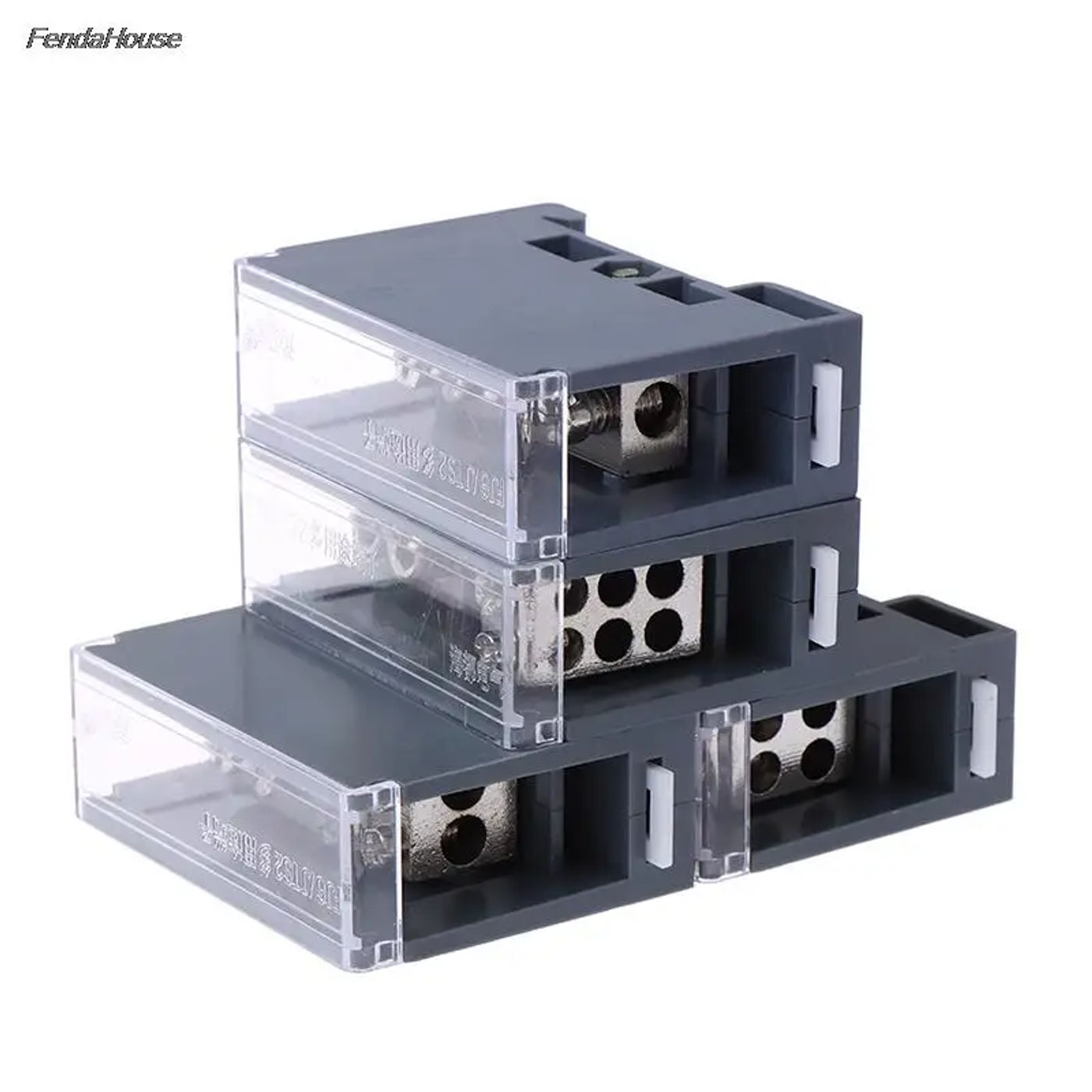 Description Picture 5 of item150A Din Rail Terminal Block Distribution Box One in Multiple out Universal Power Junction Box for Circuit Breaker