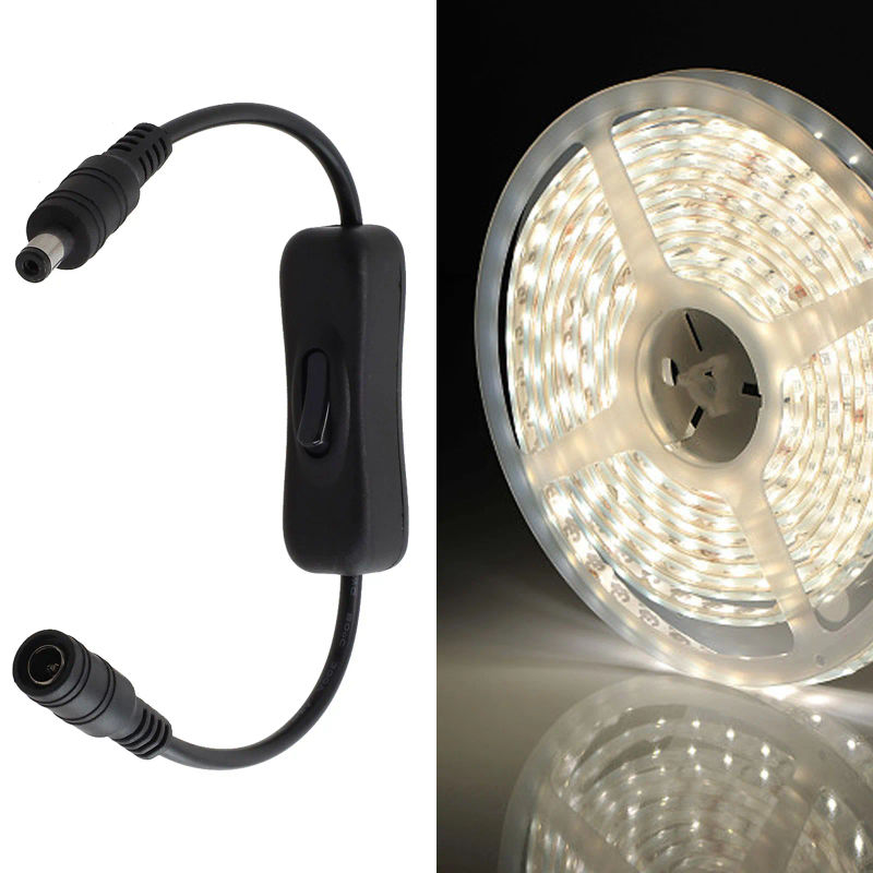 Description Picture 5 of itemRocker Switch Switch For LED Inline On/Off Lighting Parts Physical Rocker Switch 30cm 5.5 Mm X 2.1 Mm Accessories