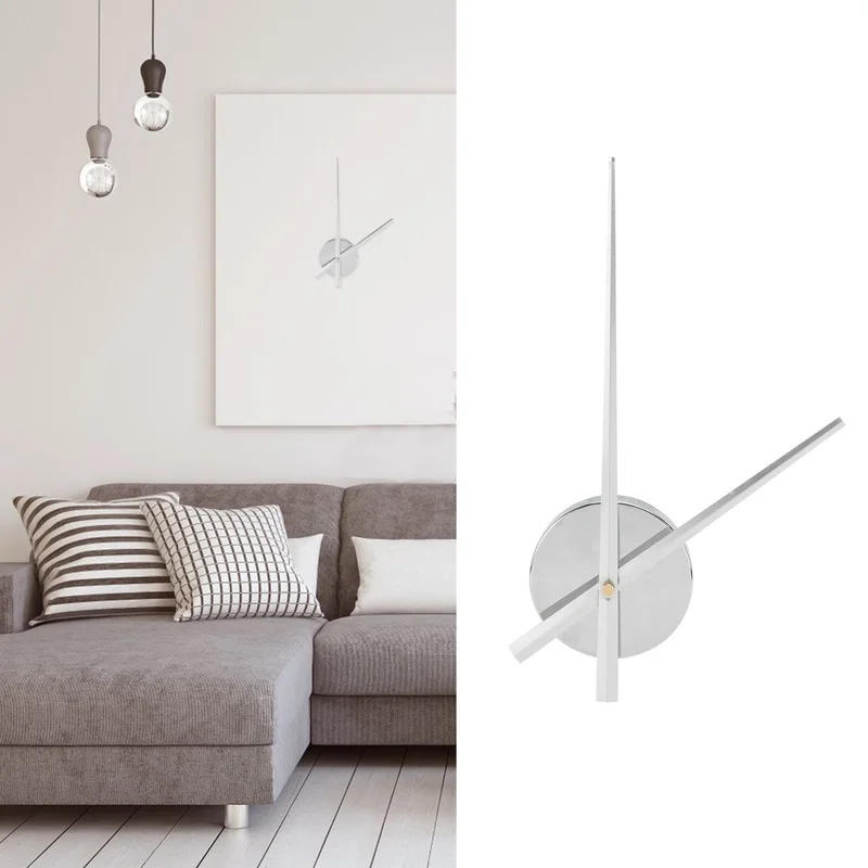 Description Picture 6 of itemDIY Large Cross-stitch Clock Hands Needles Wall Clocks 3D Home Art Decor Quartz Clock Mechanism Accessories Home Decoration