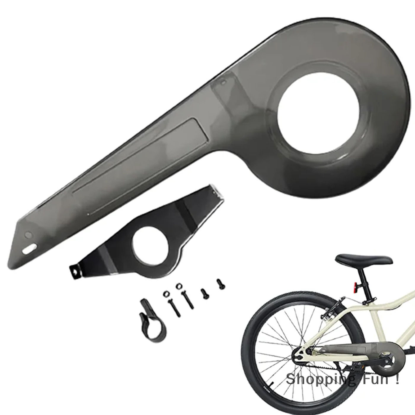 Description Picture 2 of itemBike Chain Guard Fit For 32-36 Teeth Universal Bicycle Chain Guard Kids Sturdy Bike Chain Cover For Bike Accessories-B2