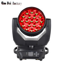 19x15W Led Moving Head Zoom Light Mac Aura 19*15W Lyre Wash Lighting For DJ Stage Diaco