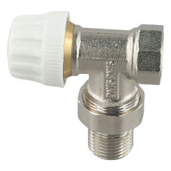 DN15 Brass Angle Thermostatic Regulating Valve Without Thermostatic Head HVAC System Radiator Temperature Controller Valve