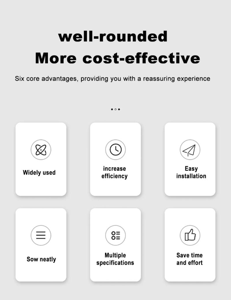 Description Picture 3 of itemHand Pushed Peanuts Soybeans Roller Planter Hand Pushed Seeder Corn and Grains Precision Seeder Planter for Corn