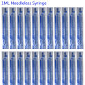 50Pcs 1ML Syringe With OPP Without Needles Plastic For Glue Soldering Pet Feed Industrial Adhesives Kithchen Car Tool Syringes