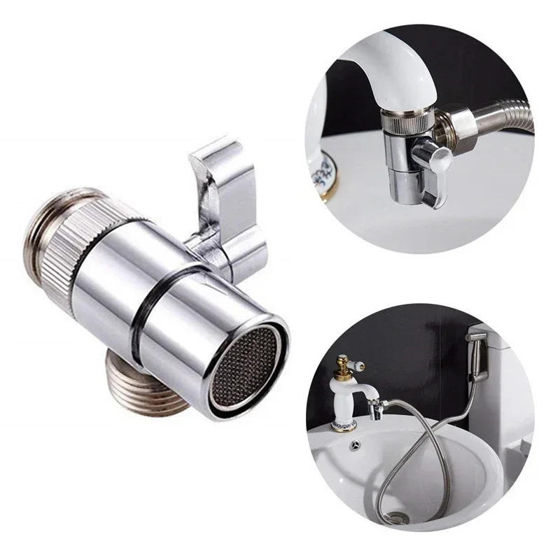 Description Picture 4 of itemSwitch Faucet Adapter Kitchen Sink Splitter Diverter Valve Water Tap Connector For Toilet Bidet Shower Kitchen Accessories