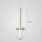 Clear glass and gold