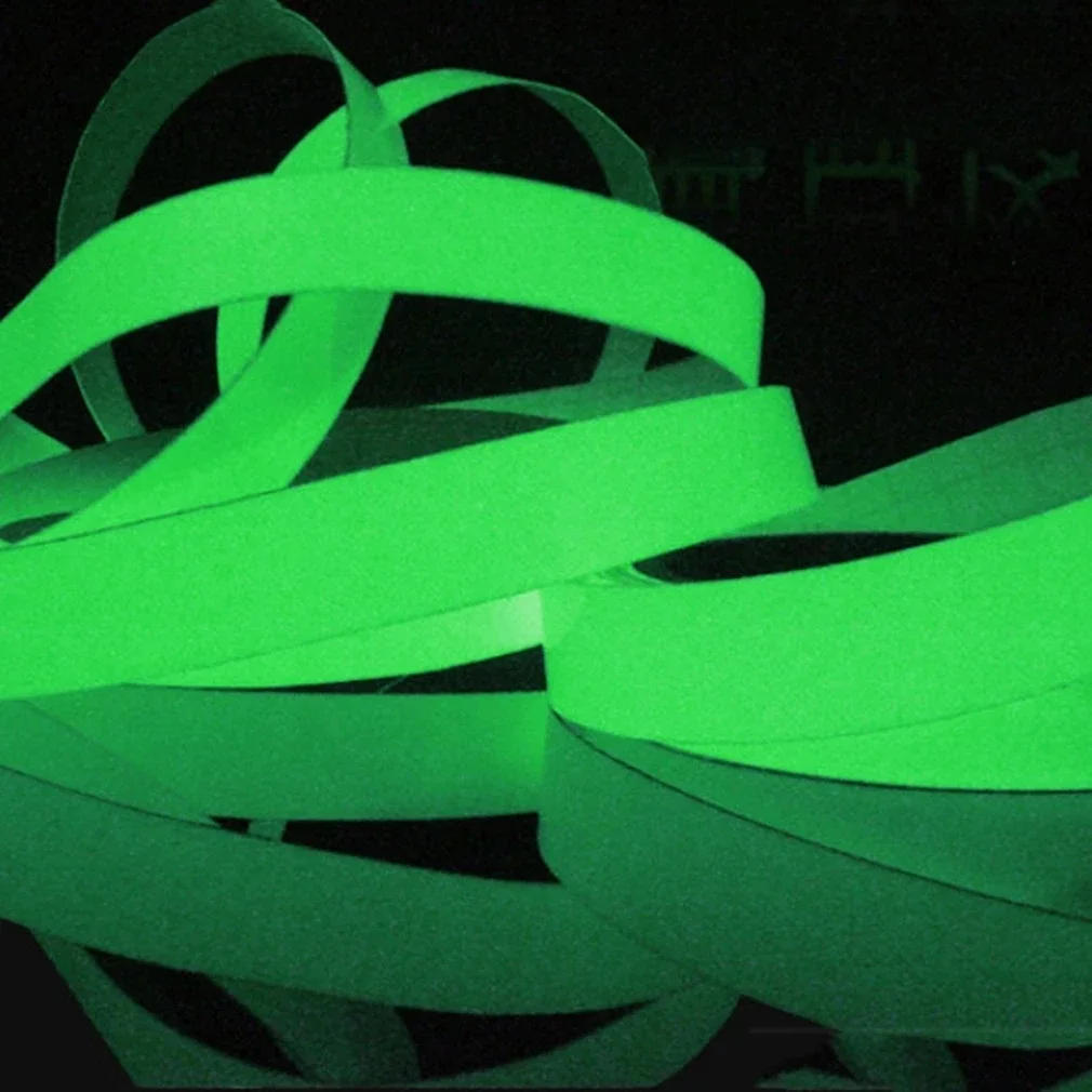 Description Picture 5 of itemNight Light Strip Waterproof Tape Can Be Cut Wall Stickers Green Luminous Tape Glow in the Dark Staircase Fire Warning Home