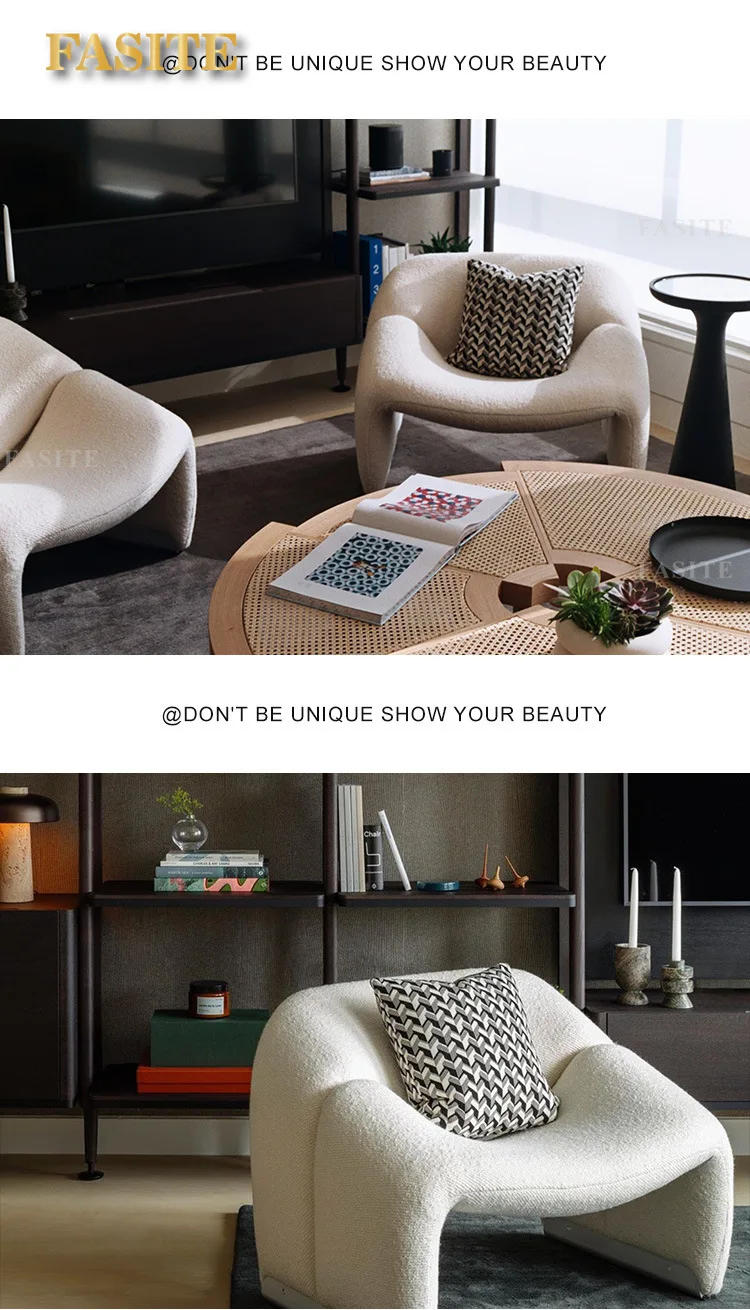 Description Picture 5 of itemSofa Living Room Sofas Chair Home Furniture Living Room Chairs Nordic Style Single Designer Light Simple Leisure Creative