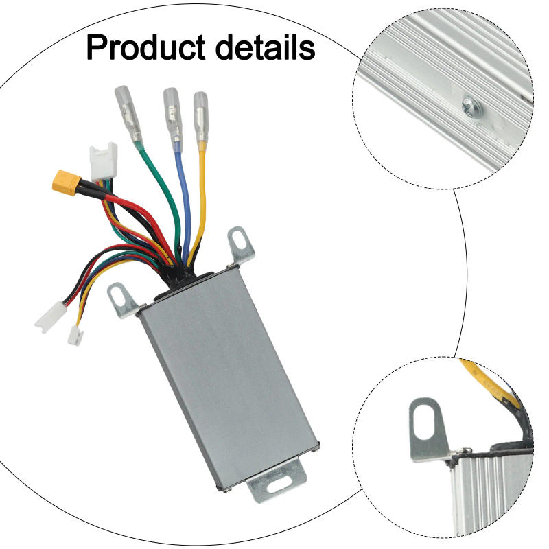 Description Picture 2 of item36V 350W 15A Brushless Controller For Electric Bike/Trycycle/E-Scooter Motor Controller Dashboard Accelerator Replacement Parts