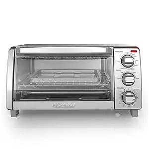 Description Picture 3 of itemBLACK+DECKER 4-Slice Toaster Oven, TO1745SSG, Even Toast, 4 Cooking Functions Bake, Broil, Toast and Keep Warm, Removable Crumb