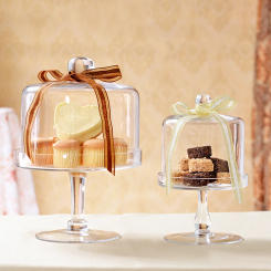 Transparent Glass Cupcake Stand Cover Wedding Dessert Display Standdecoration Plate Bakeware Kitchen Accessories