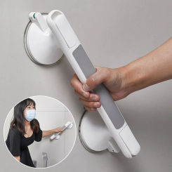 Suction Cup No Drill for Seniors Elderly Handicap Grab Bar for Bathtubs and Showers Safety Hand Rail Shower Handle